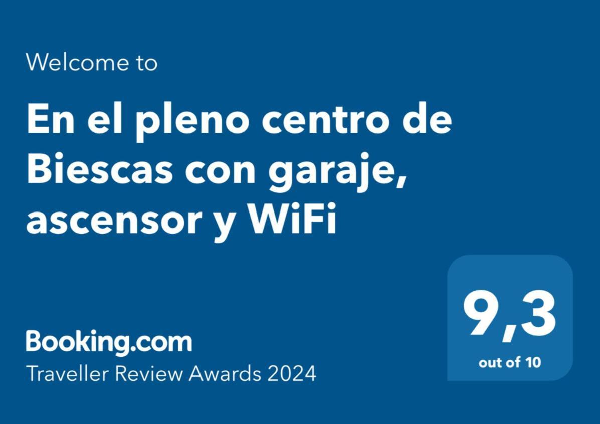 En El Pleno Centro De Biescas Con Garaje, Ascensor Y Wifi Apartment Ngoại thất bức ảnh